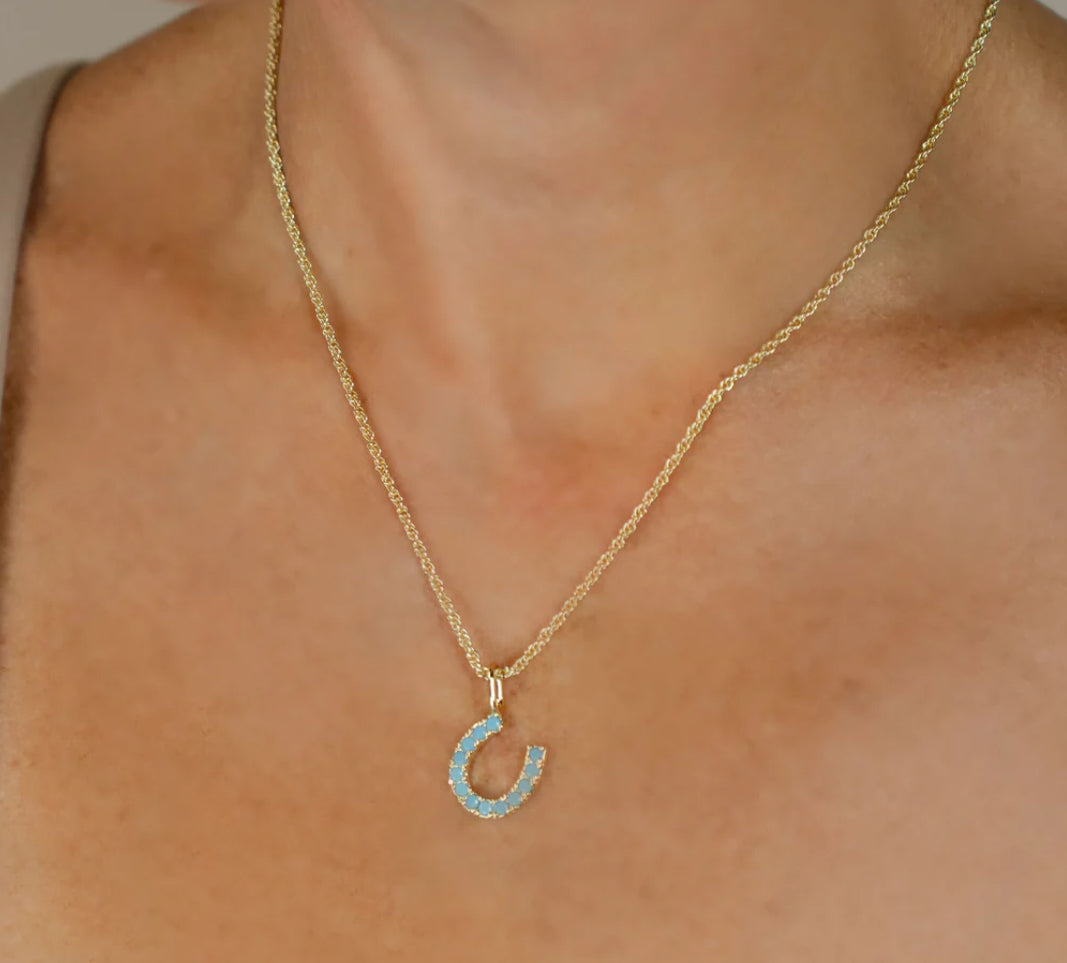 The Sis Kiss Lucky Horseshoe Charm - 2 colors