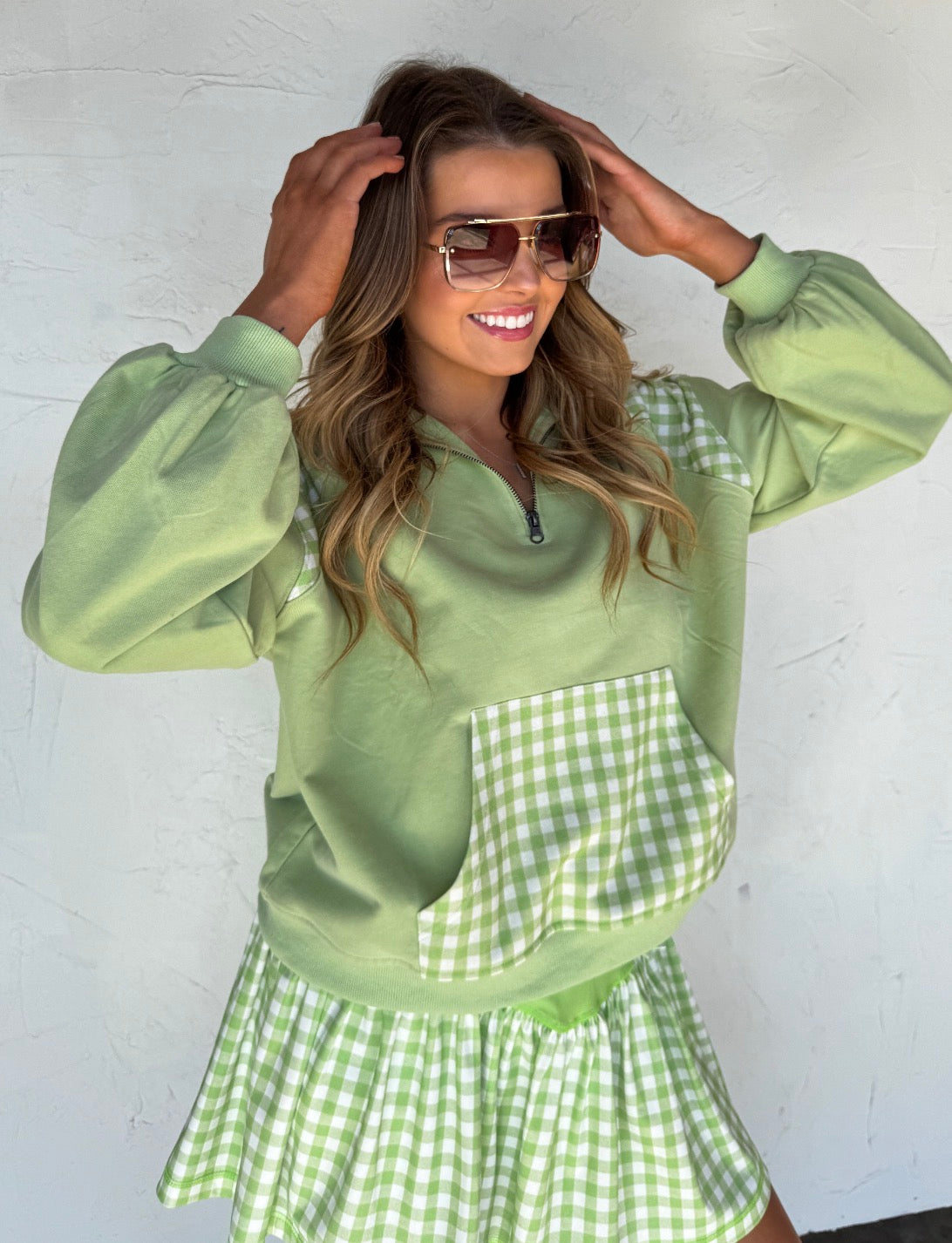 PREORDER - Just Living Quarter-Zip Pullover - 2 prints