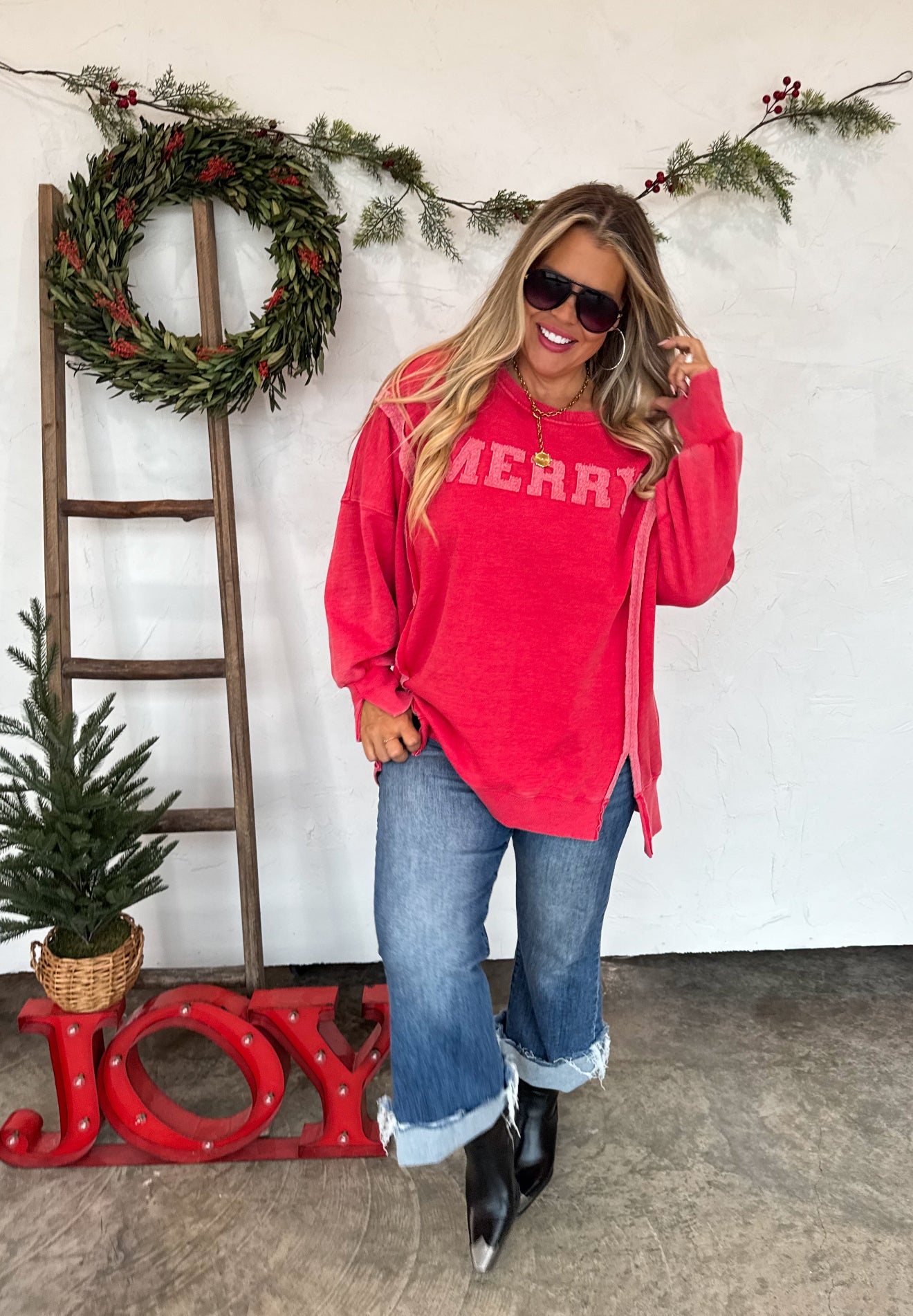 PREORDER - Merry & Ho Ho Ho Classic Crew Pullovers