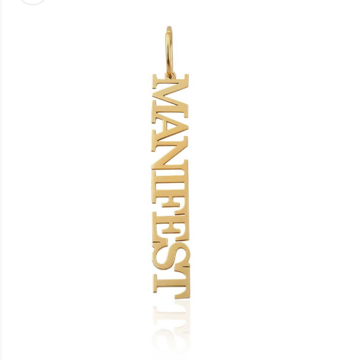 The Sis Kiss Mantra Charm w/ Chain - 2 colors