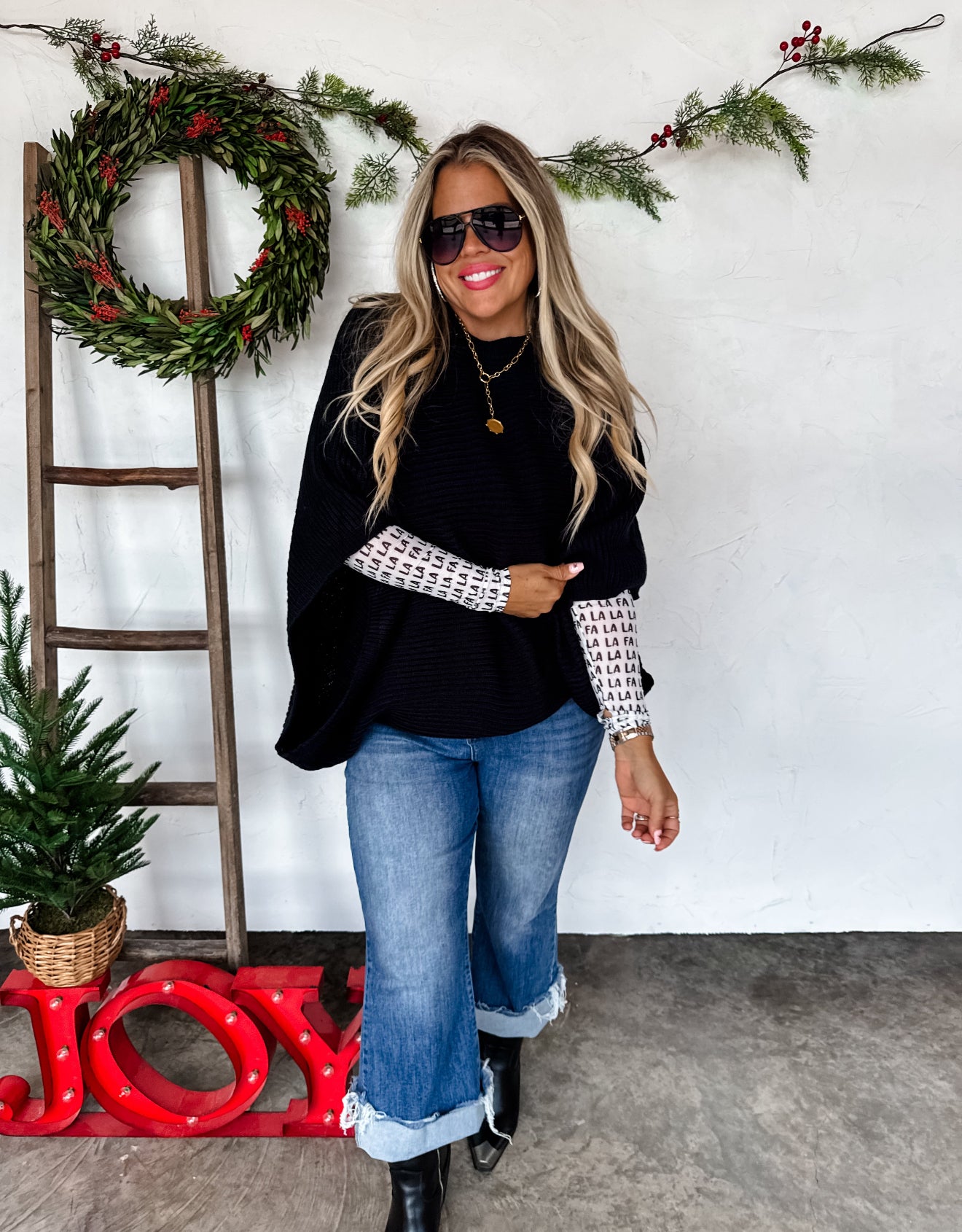 PREORDER - Meg Pullover Poncho - 3 colors
