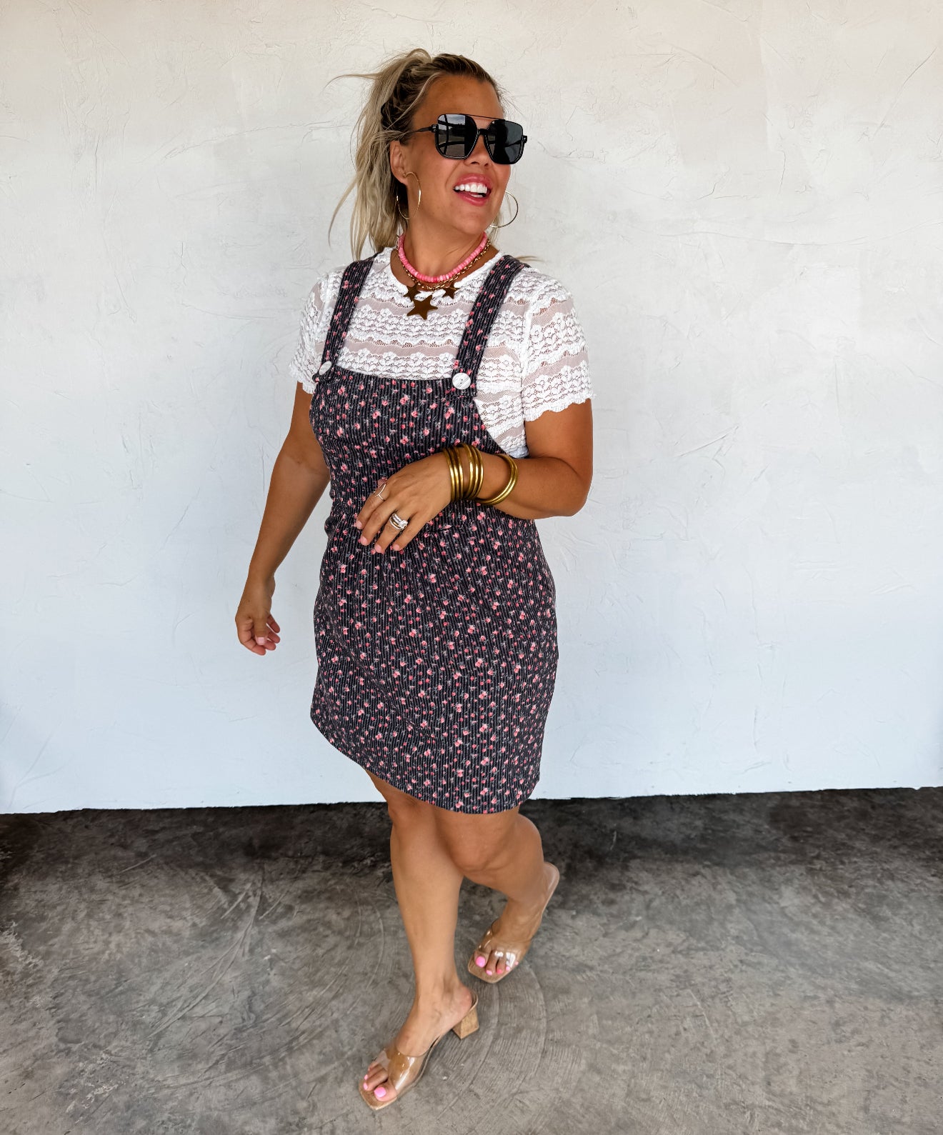 PREORDER - Lilly Floral Skirt Overalls - 3 patterns