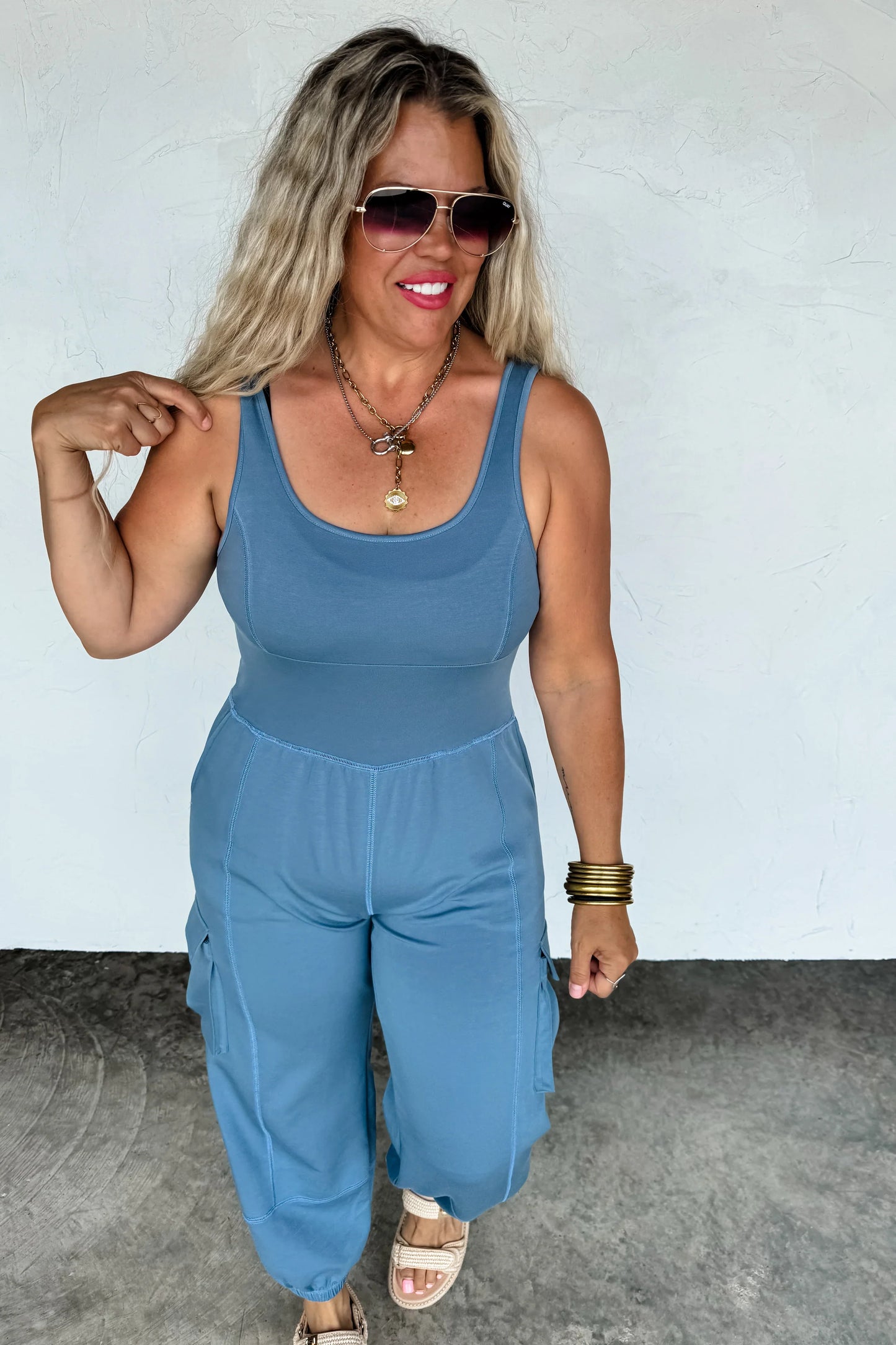 All Set Tank Jumpsuit - 3 colors