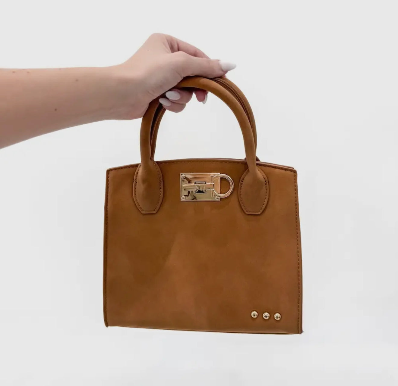 PREORDER - Nixie Nubuck Small Tote - 3 colors