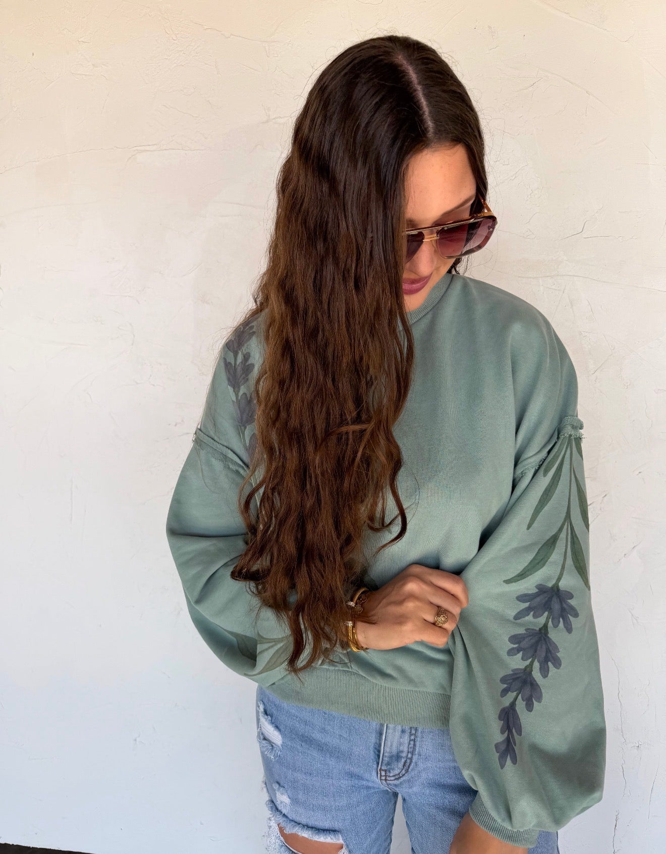 PREORDER - Spring Floral Pullover - 2 colors