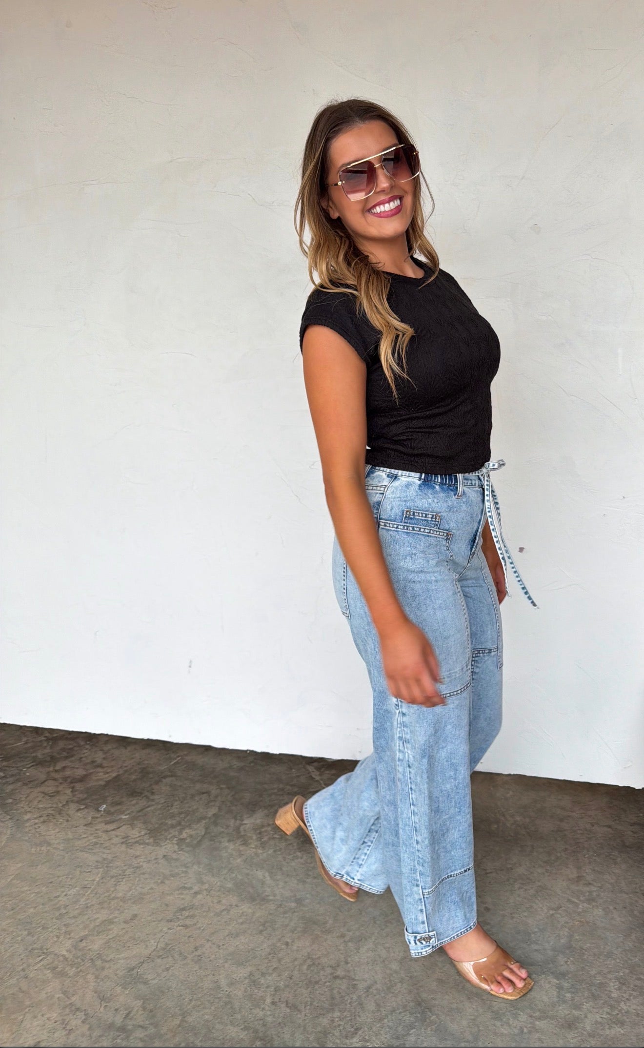 Harley Cap Sleeve Basic Top - 4 colors