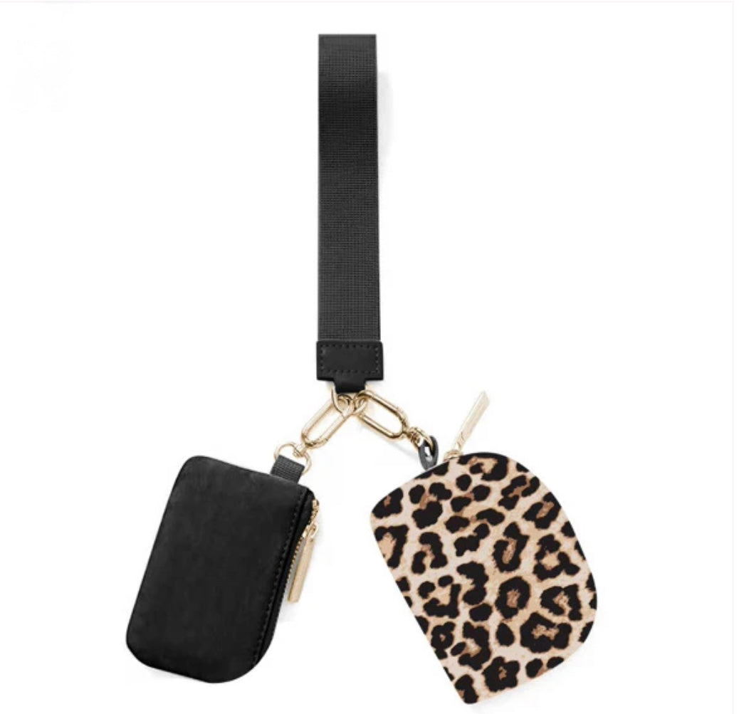 PREORDER - Double Pouch Wristlet - 13 colors