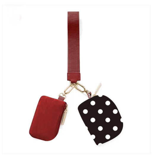PREORDER - Double Pouch Wristlet - 13 colors