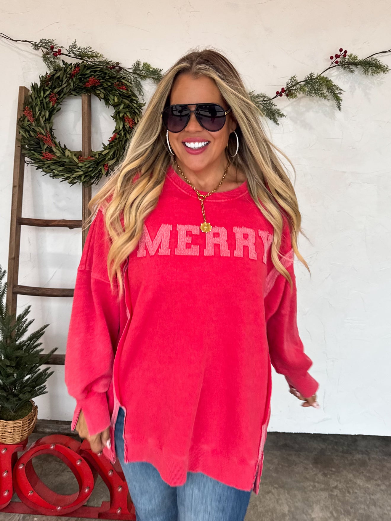 PREORDER - Merry & Ho Ho Ho Classic Crew Pullovers