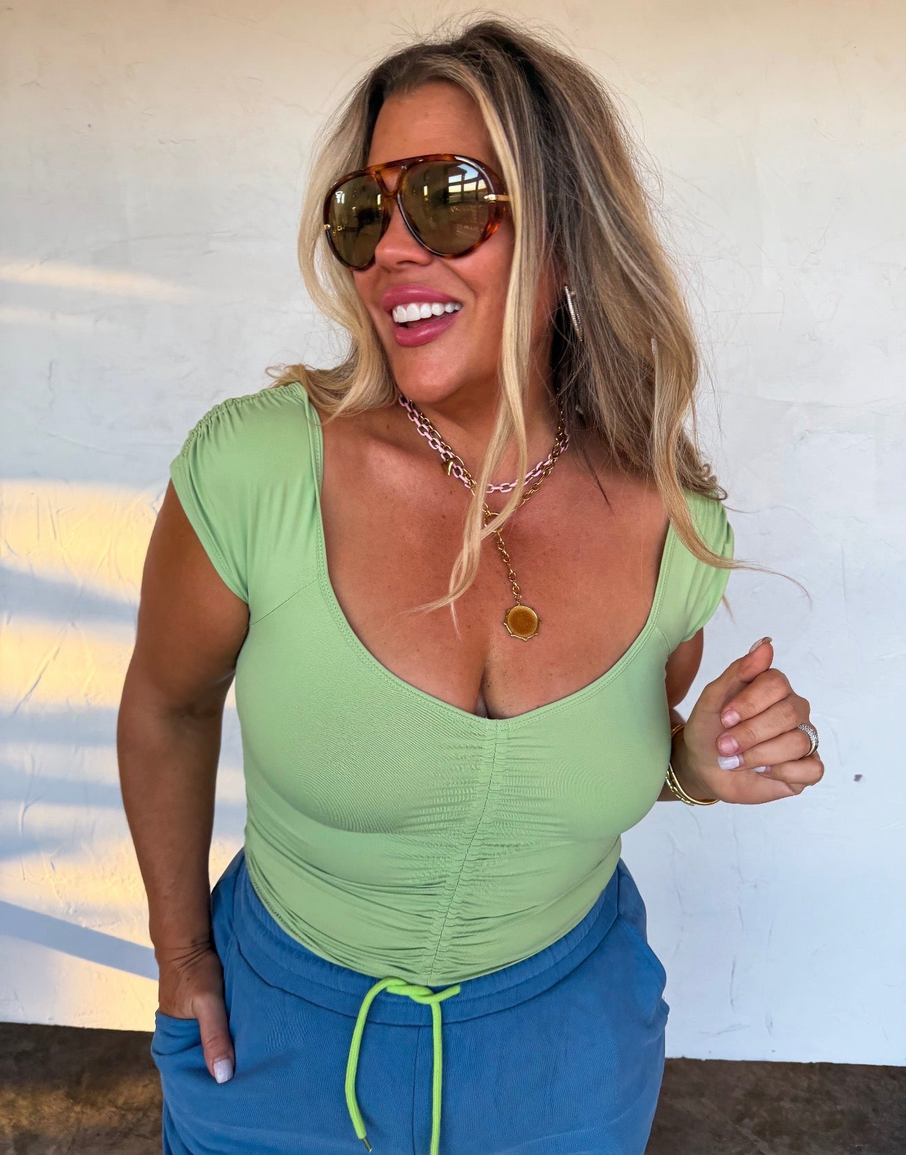 PREORDER - Out & About Cap Sleeve Top - 6 colors