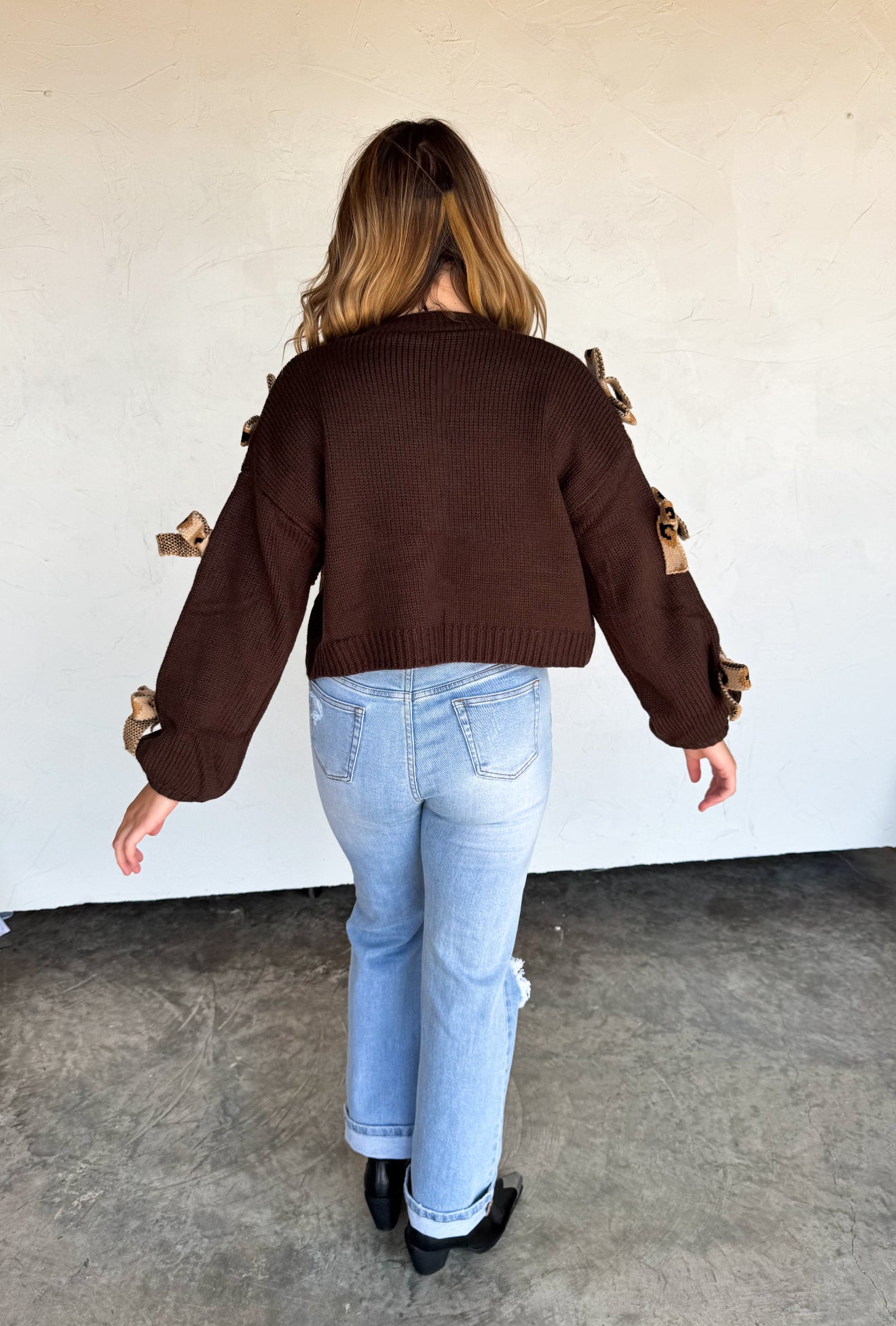 PREORDER - Sloane Bow Knit Cardigan - 5 colors