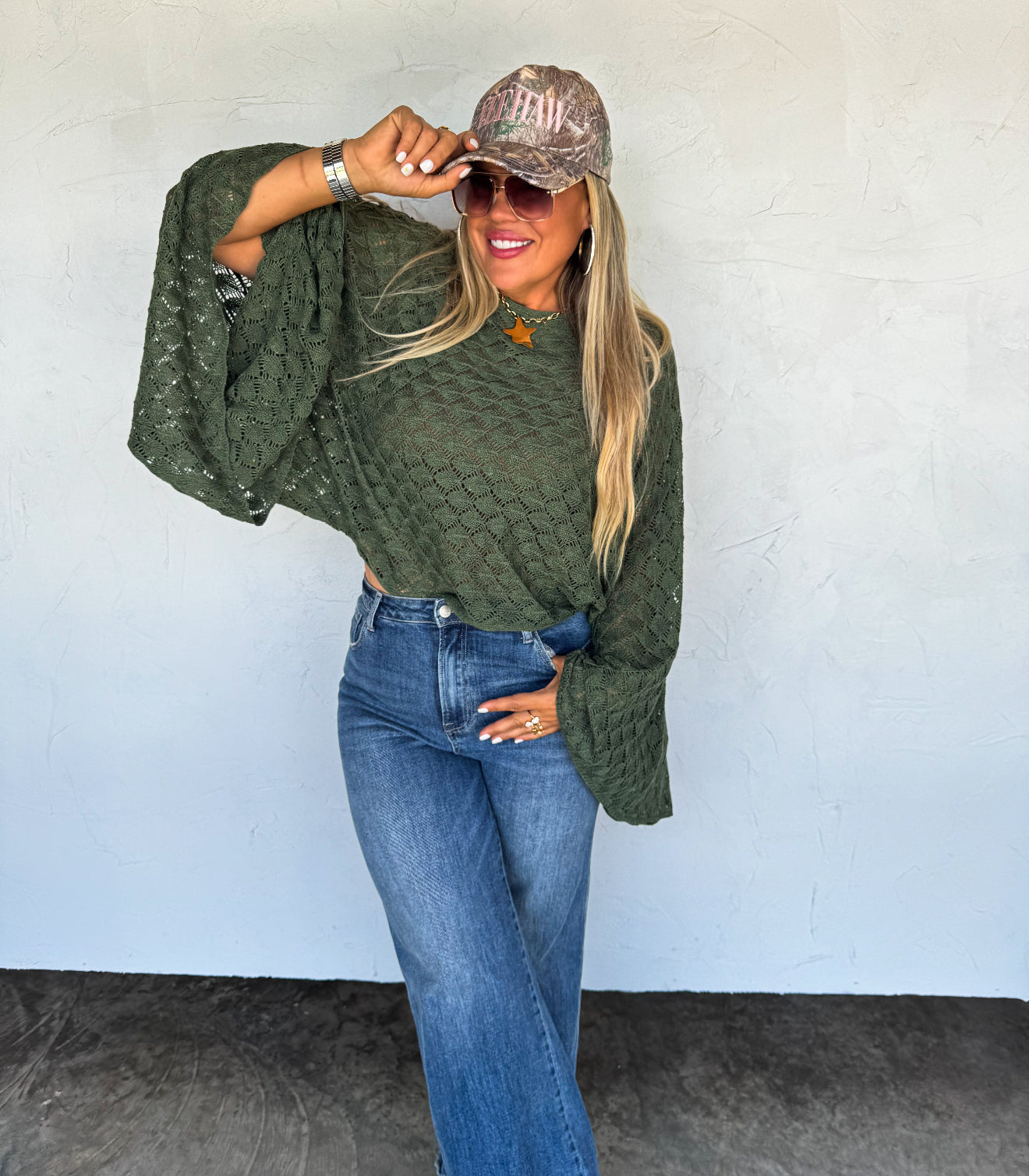 PREORDER - Free Spirit Bell Sleeve Top - 4 colors