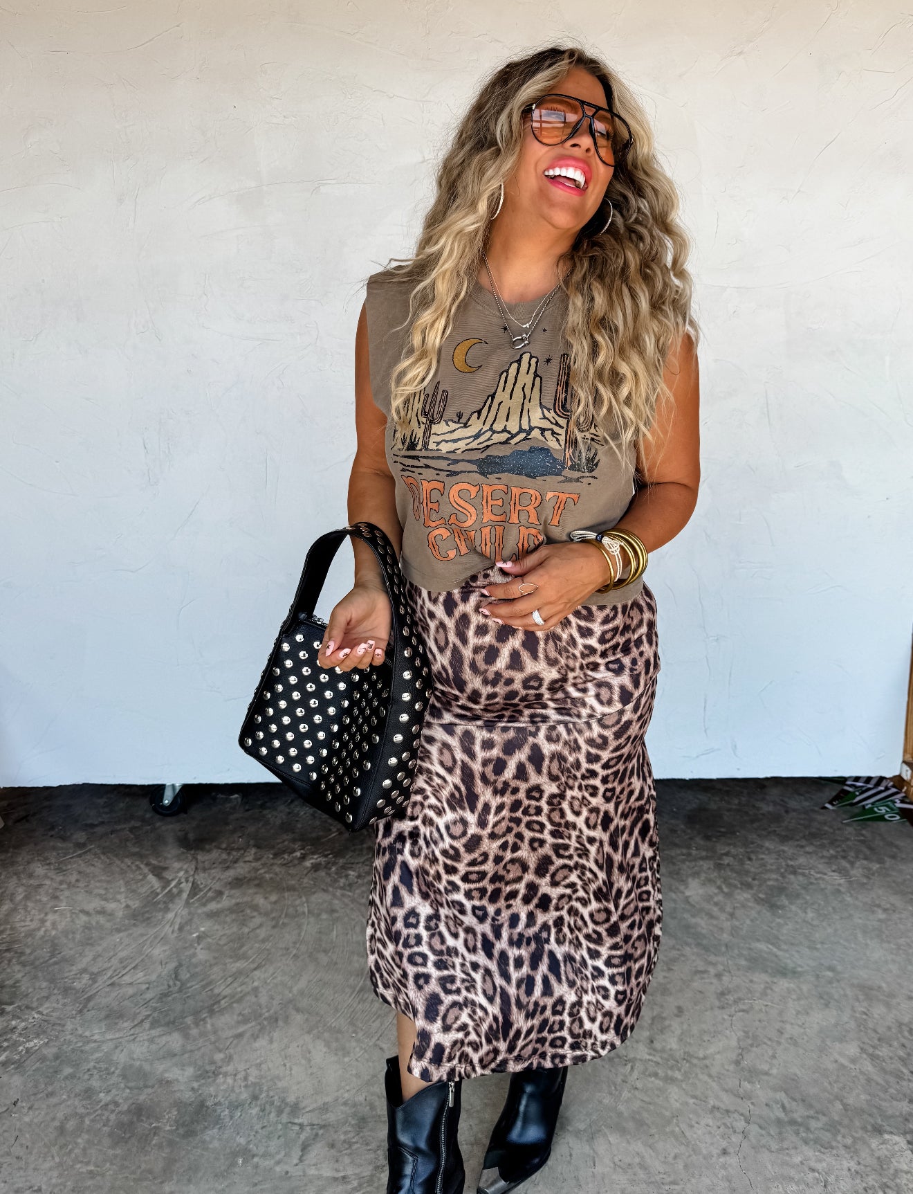 Kyleigh Cheetah Skirt