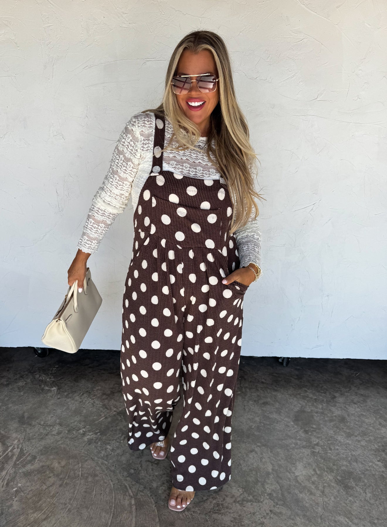 PREORDER - Karli Polka Dot Overalls - 3 colors