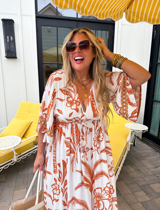 PREORDER - In the Jungle Kaftan Dress