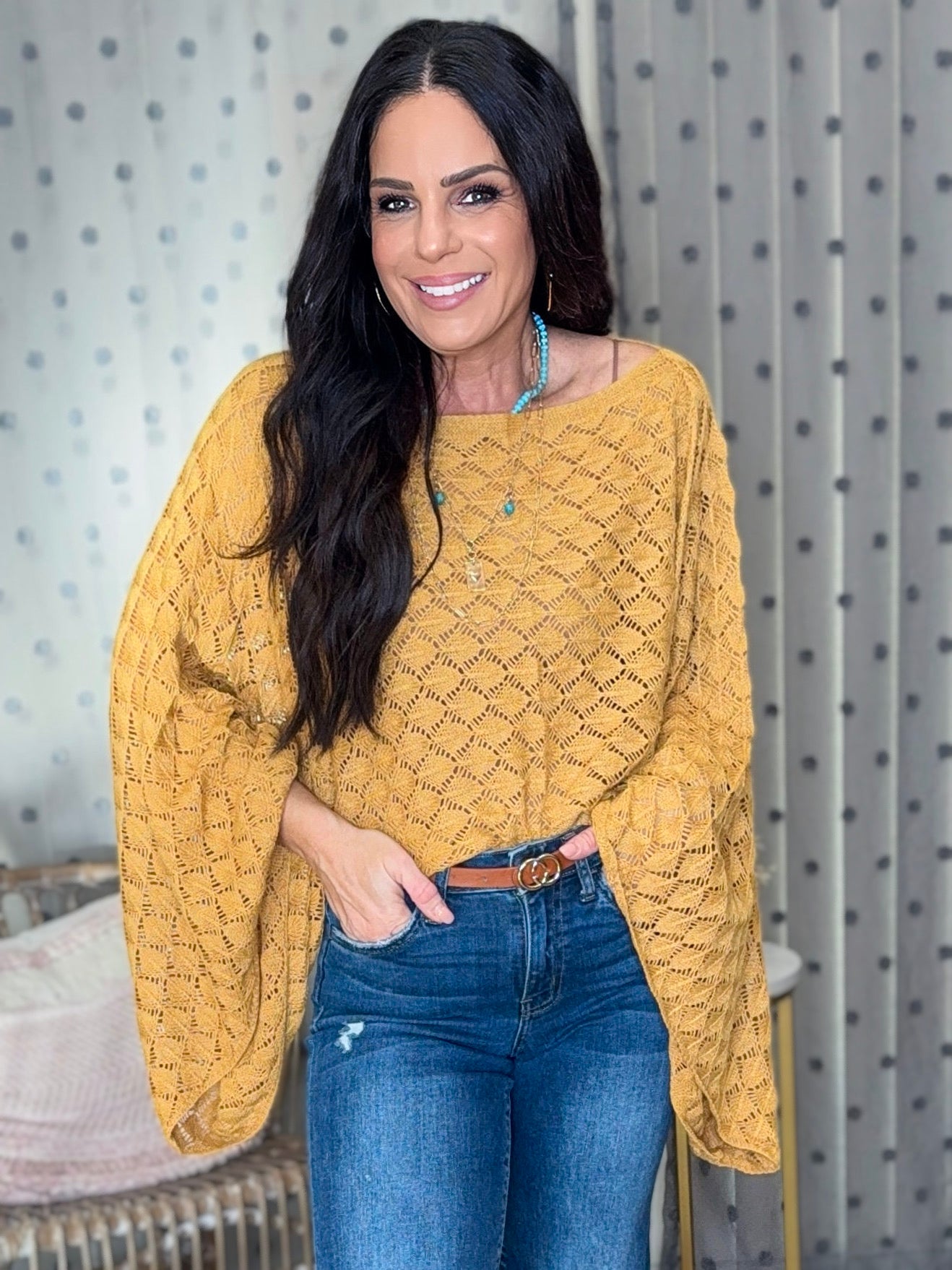 Free Spirit Bell Sleeve Top - 2 colors