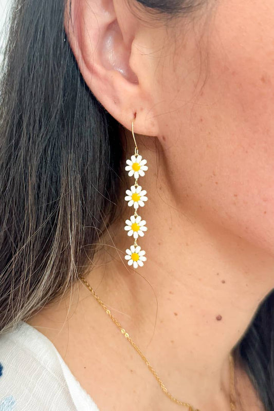 Daisy Drop Earrings