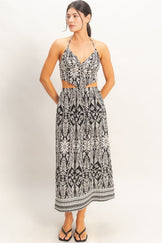 Tropical Halter & Skirt Set