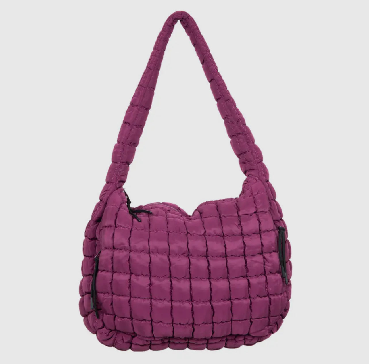 Quilted Oversized Hobo Tote - 16 colors