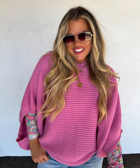 PREORDER - Spring Meg Pullover Poncho - 5 colors