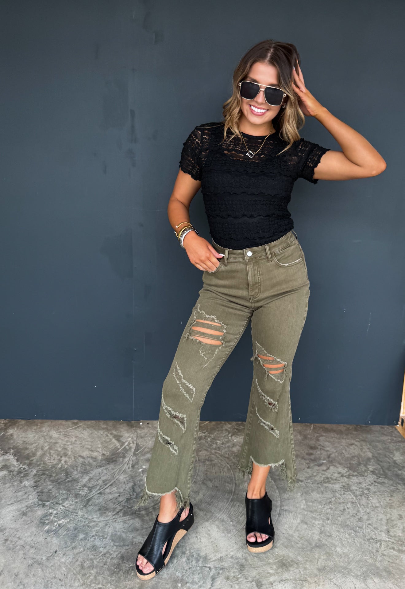 Rosalie Lace Top - 2 colors