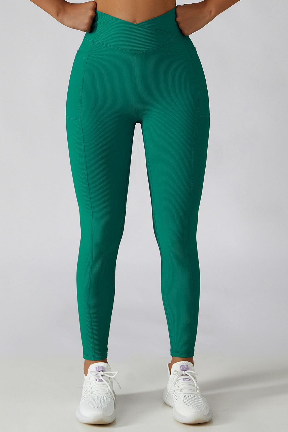 Maggy Crossover Waist Active Leggings - 9 colors