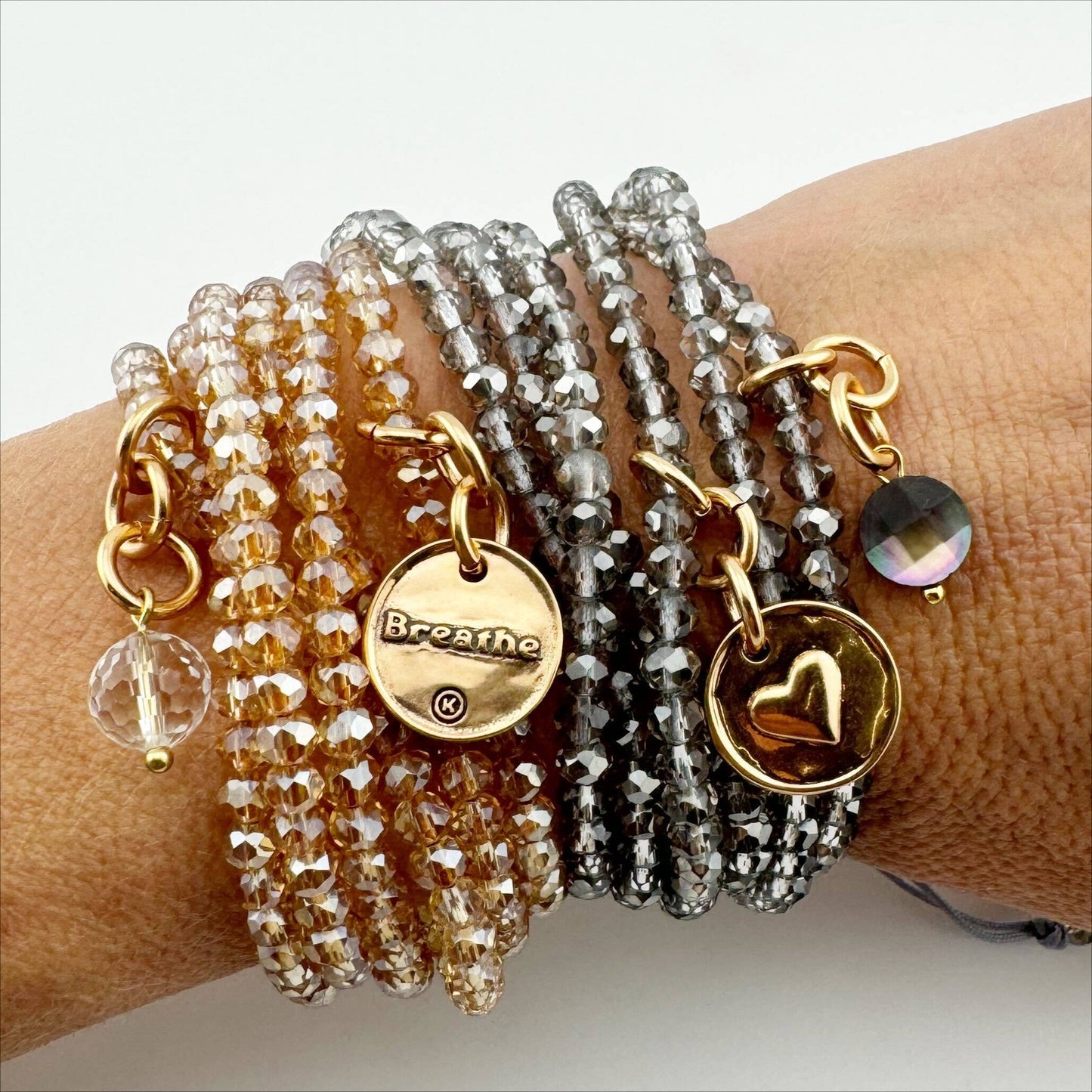 BREATHE | HEART | Multi-Strand Bracelet - 2 colors