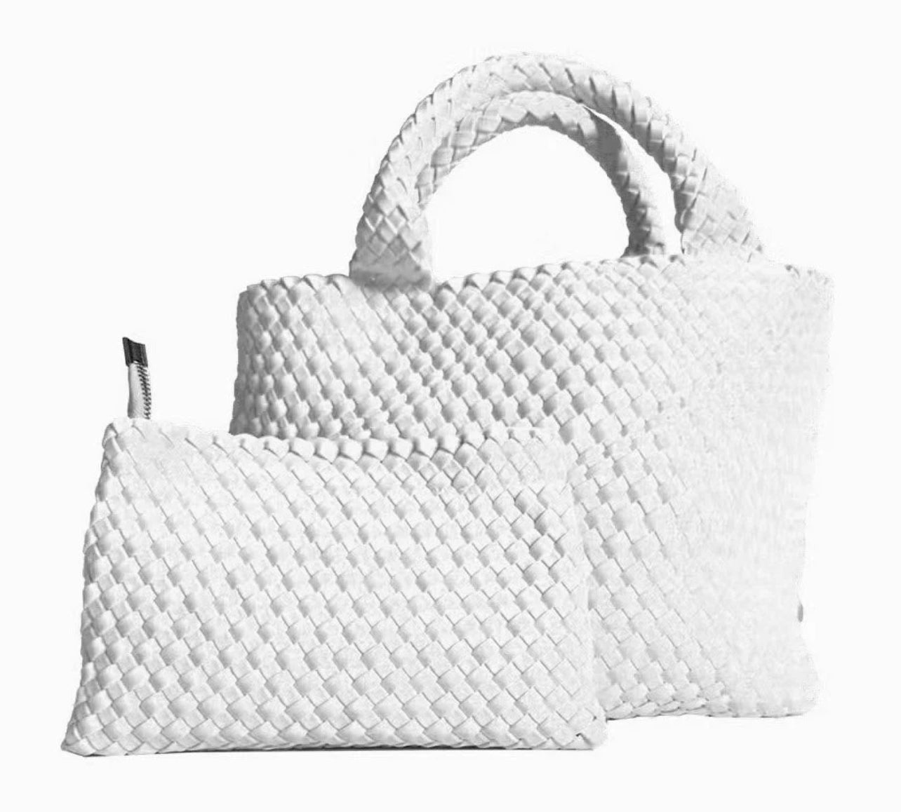 Lily Woven Neoprene Tote with Pouch - 14 colors