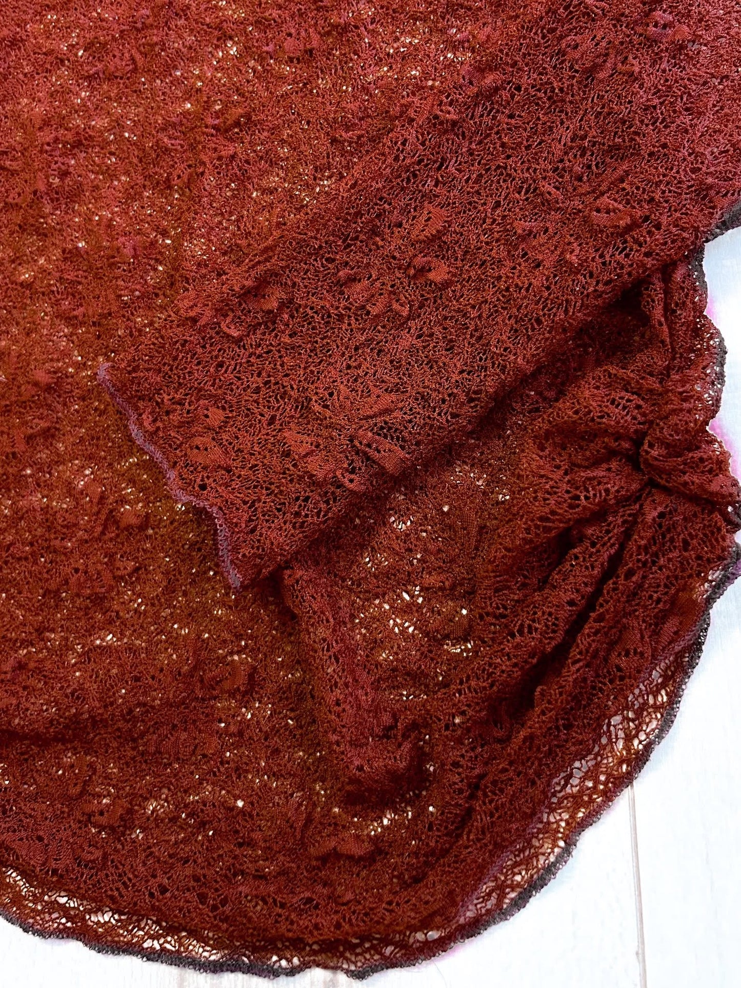 PREORDER - Luxe Lace & Floral Textured Sheer Top - 3 colors