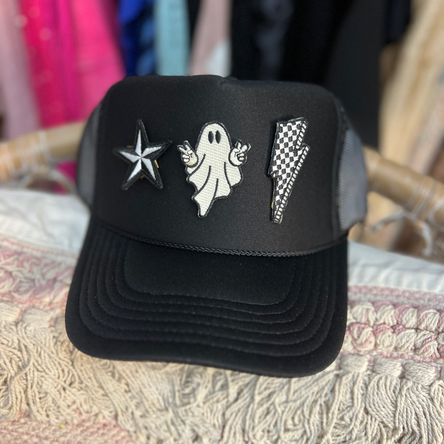 Ghost Trucker Hat