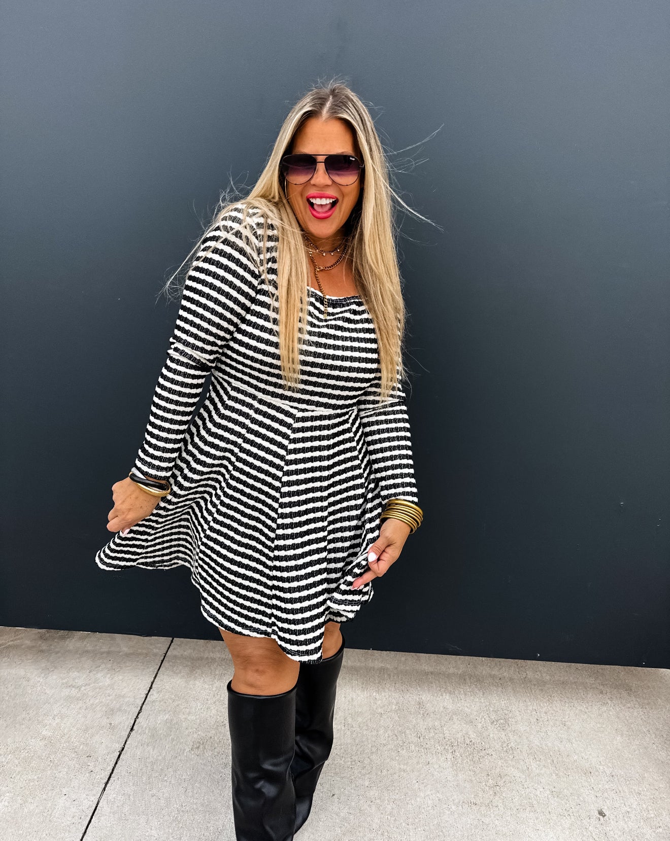 PREORDER - Kate Striped Dress - 2 colors