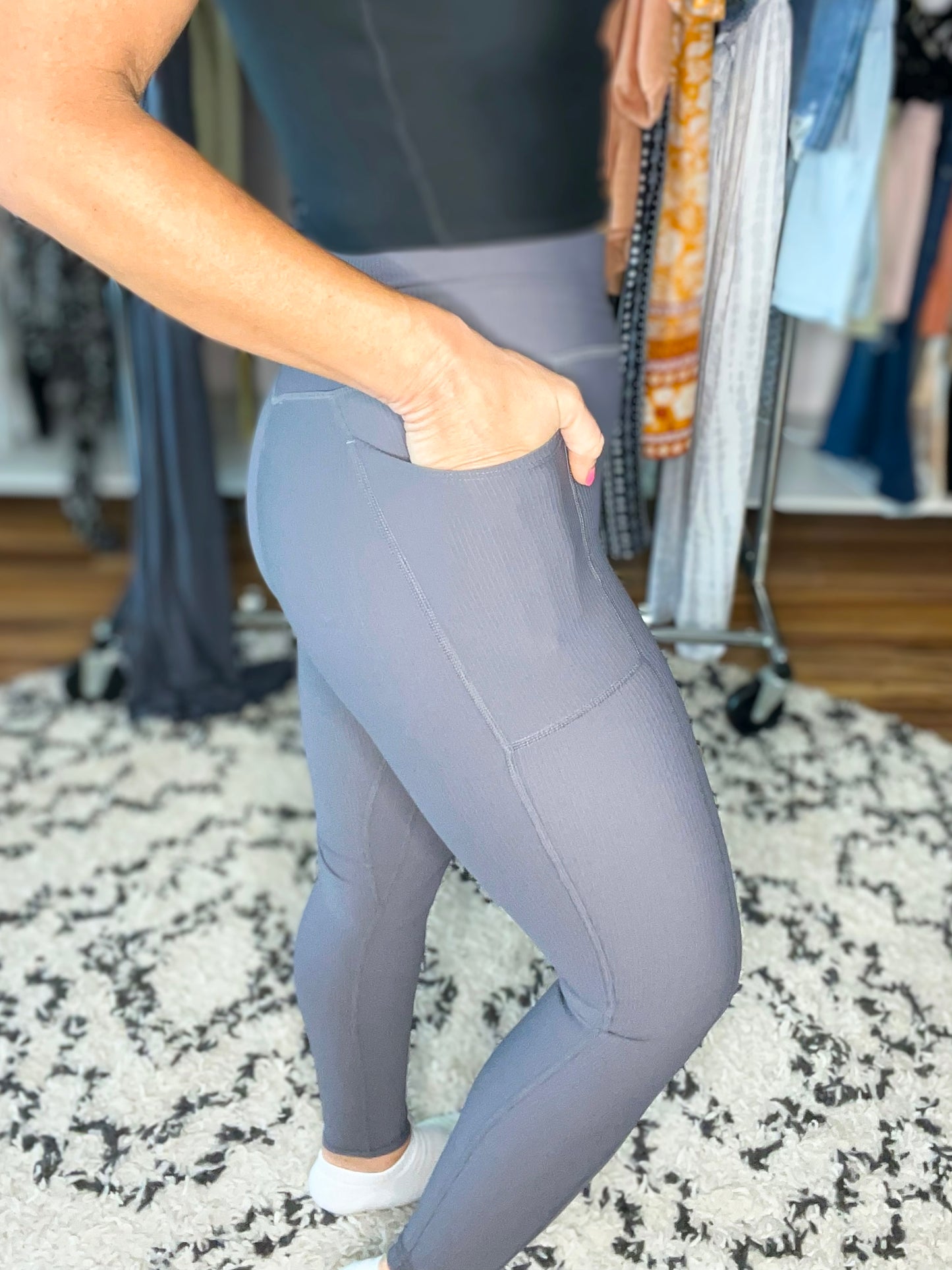 Maggy Crossover Waist Active Leggings - 9 colors