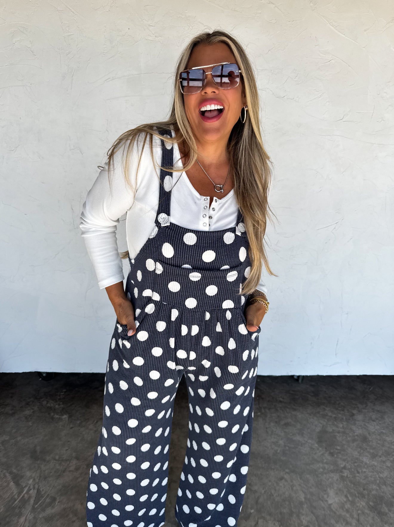 PREORDER - Karli Polka Dot Overalls - 3 colors