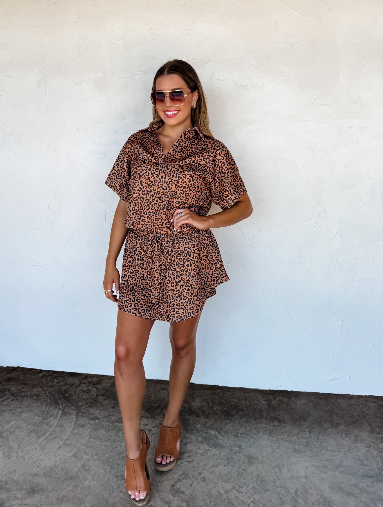 PREORDER - Hot to Spot Cheetah Skort Set - 2 colors