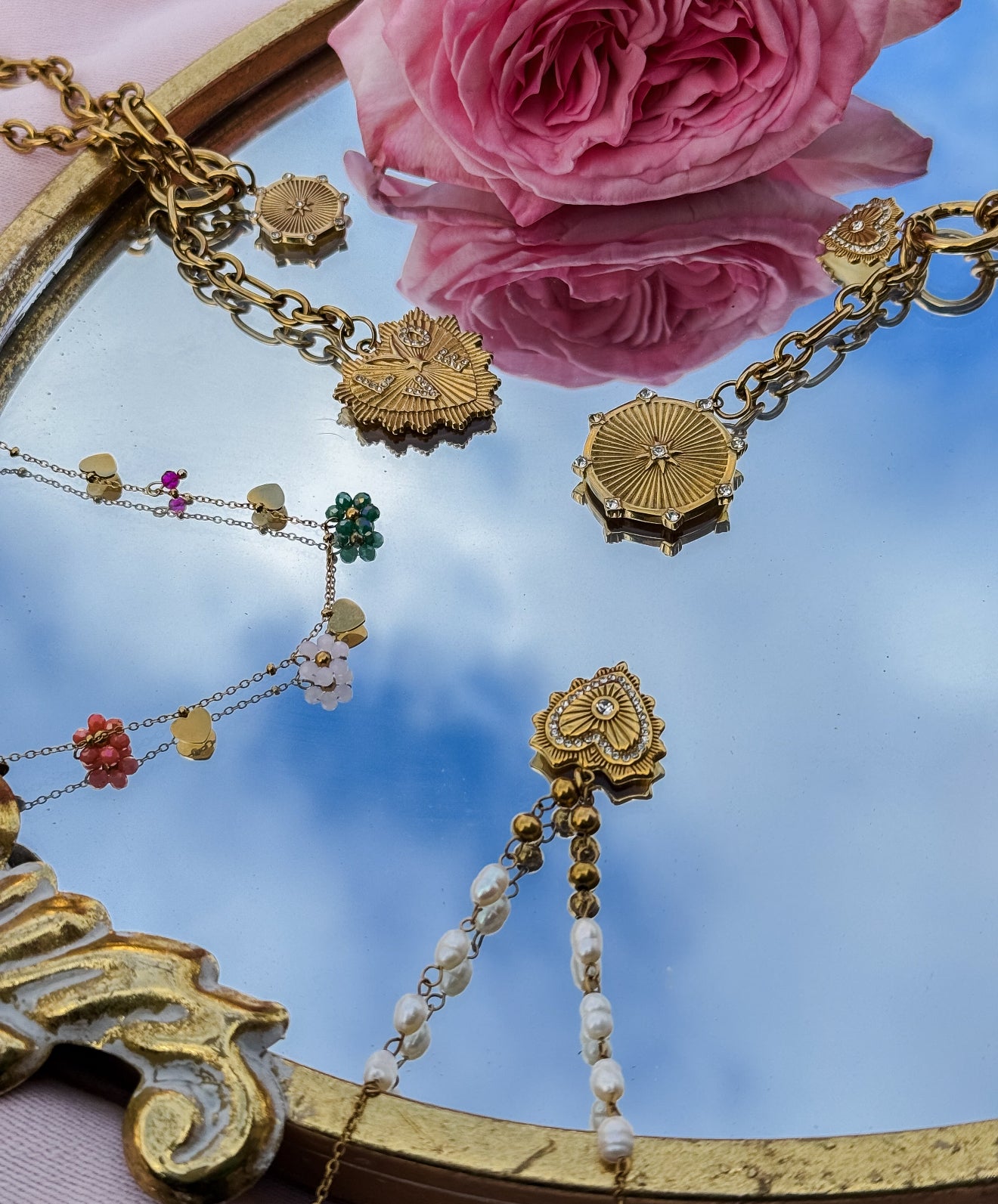 PREORDER - Amour Link Charm Necklace