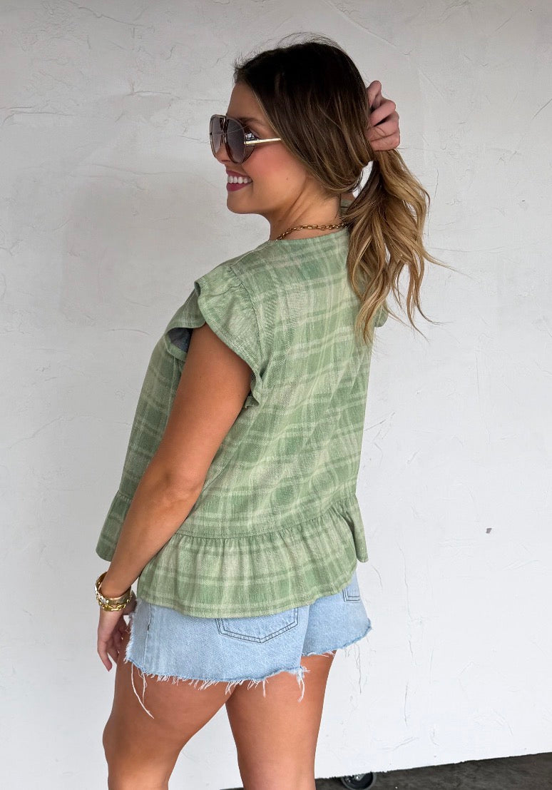 PREORDER - Molly Tie-Front Denim Vest