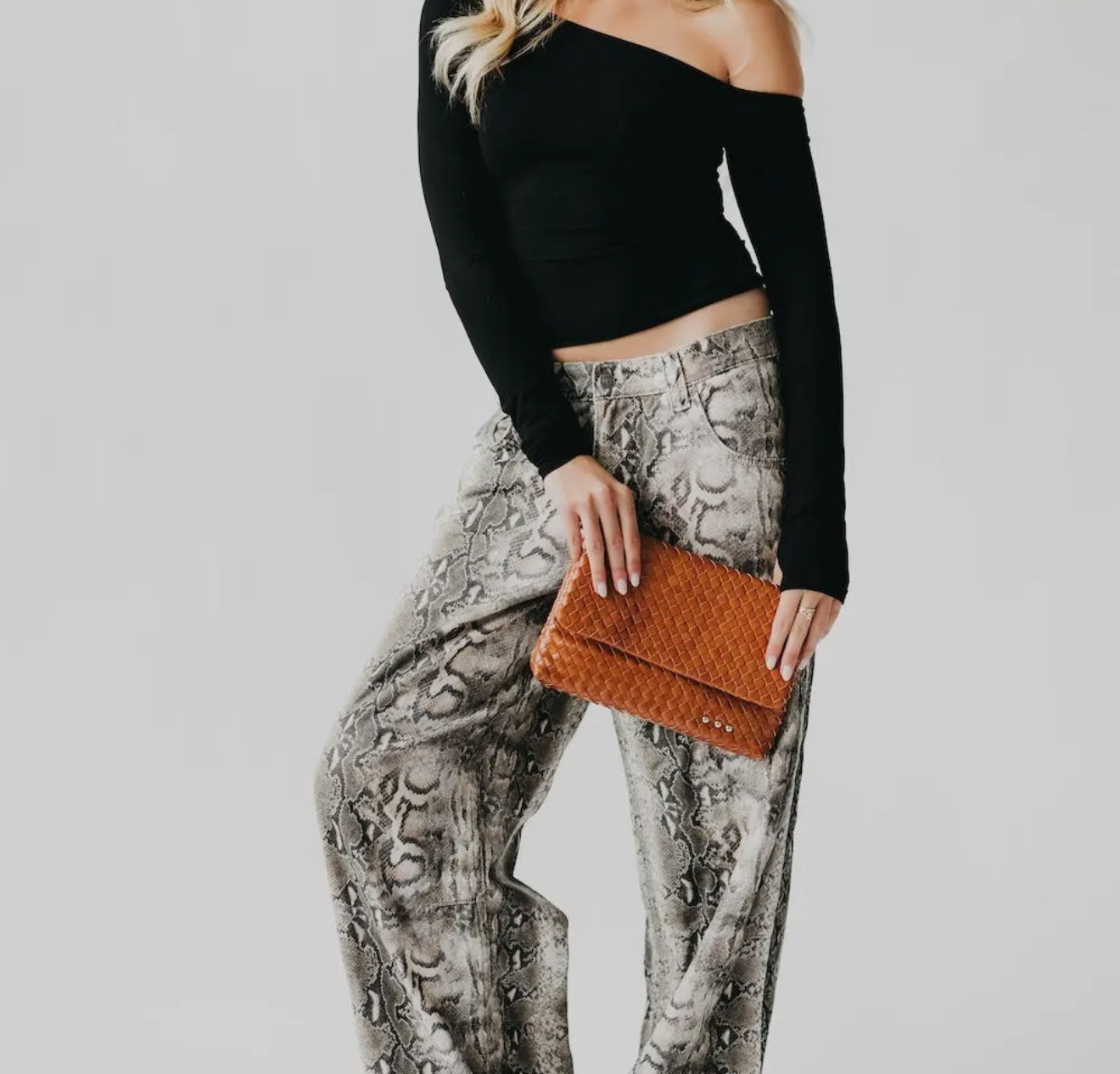 PREORDER - Wrenlee Woven Flap Crossbody - 3 colors