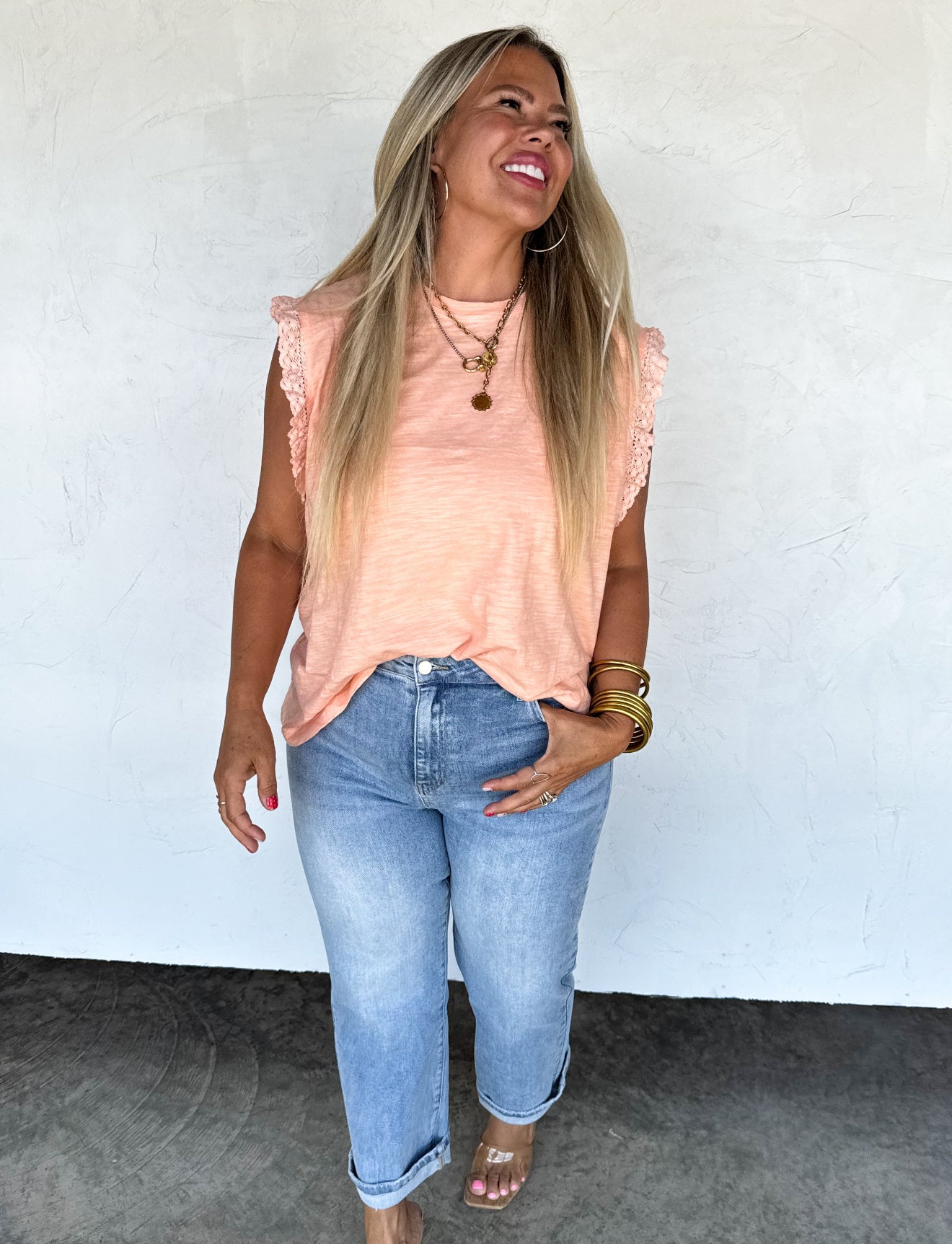 Sweet Lace Days Tank - 4 colors