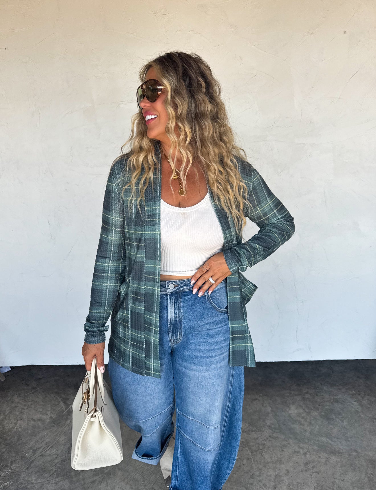 PREORDER - Plaid Lola Cardigans - 3 colors