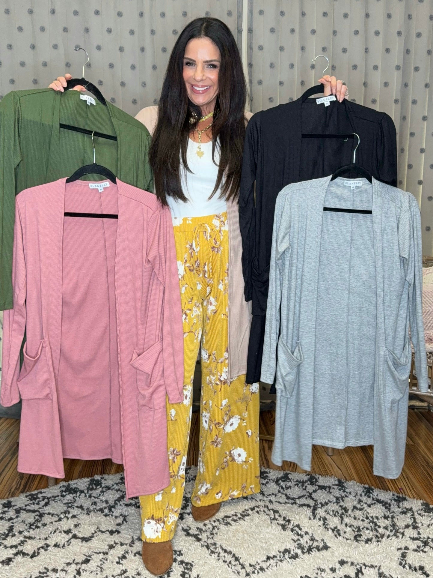 Sierra Ribbed Cardigan - 5 colors