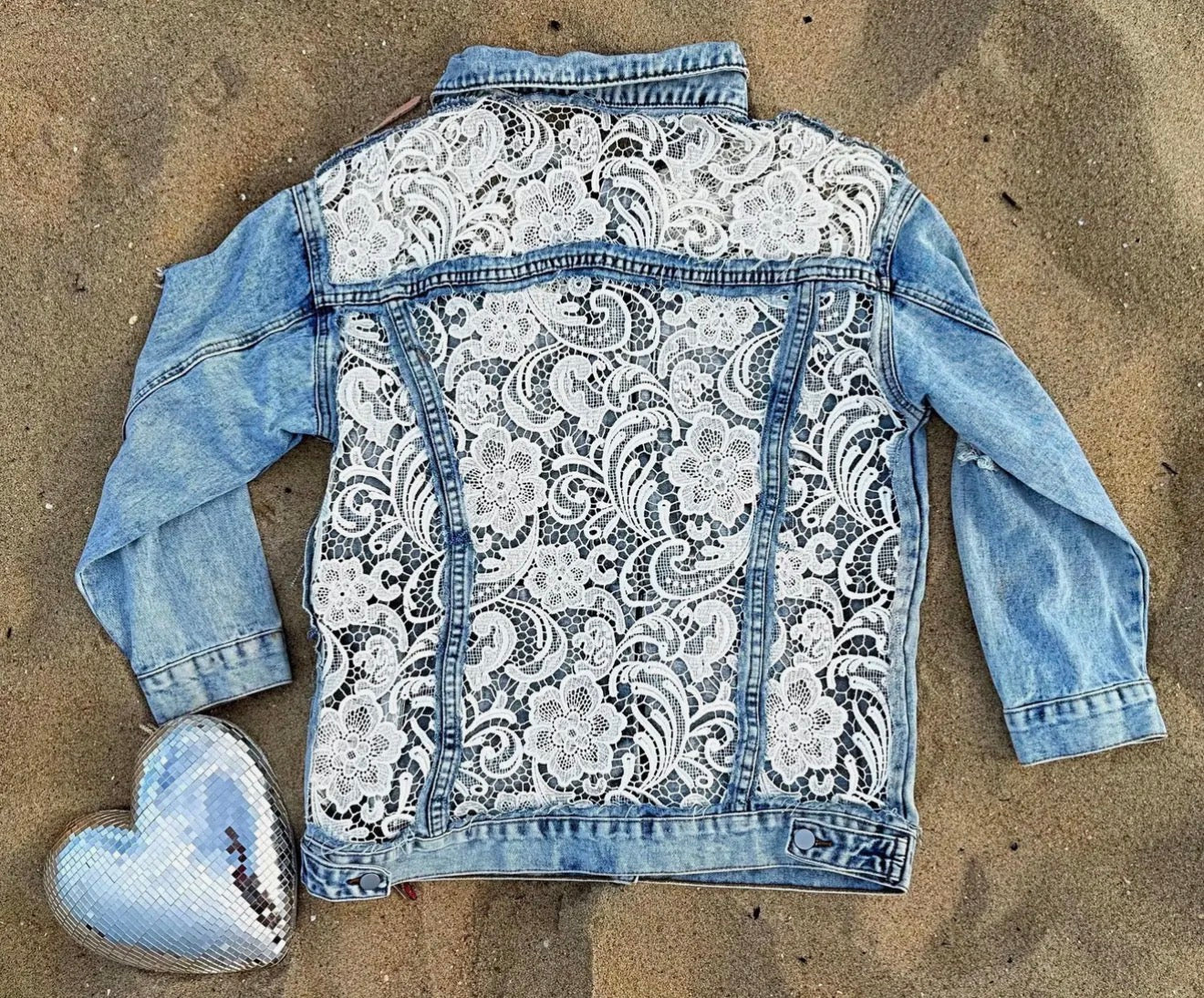 Melrose Lace Denim Jacket