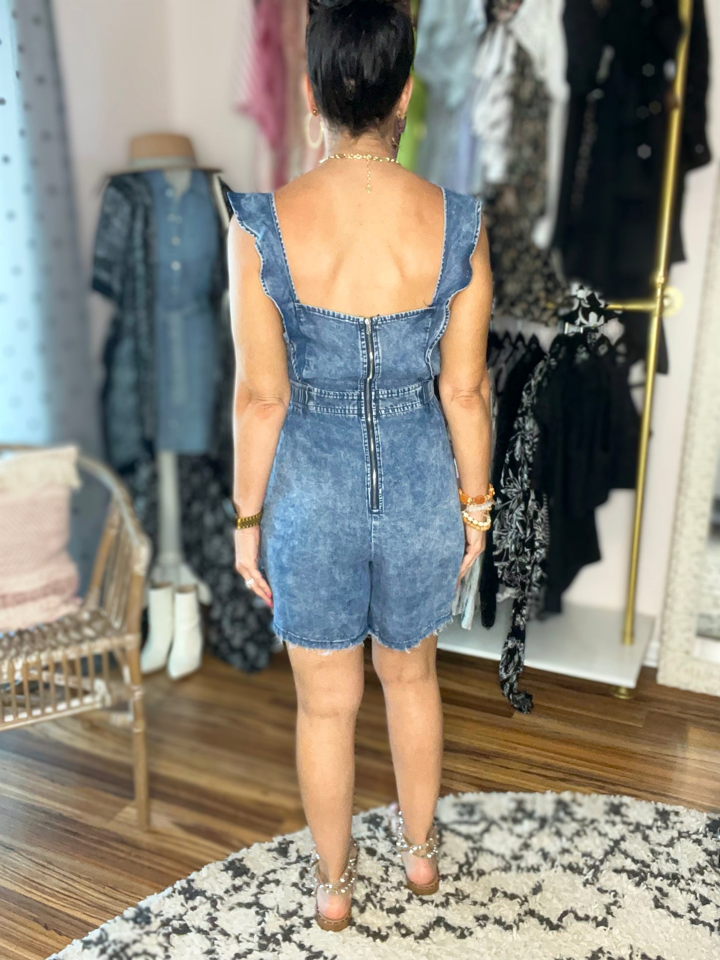 Austin Denim Romper