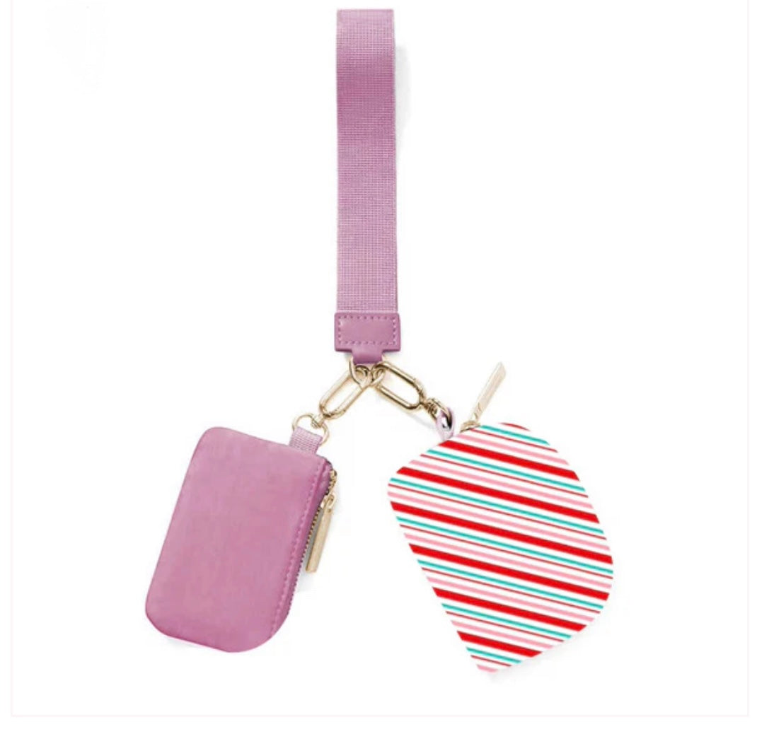 PREORDER - Double Pouch Wristlet - 13 colors