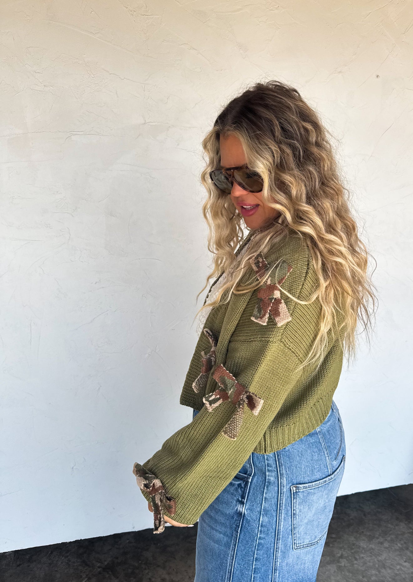 PREORDER - Sloane Bow Knit Cardigan - 5 colors