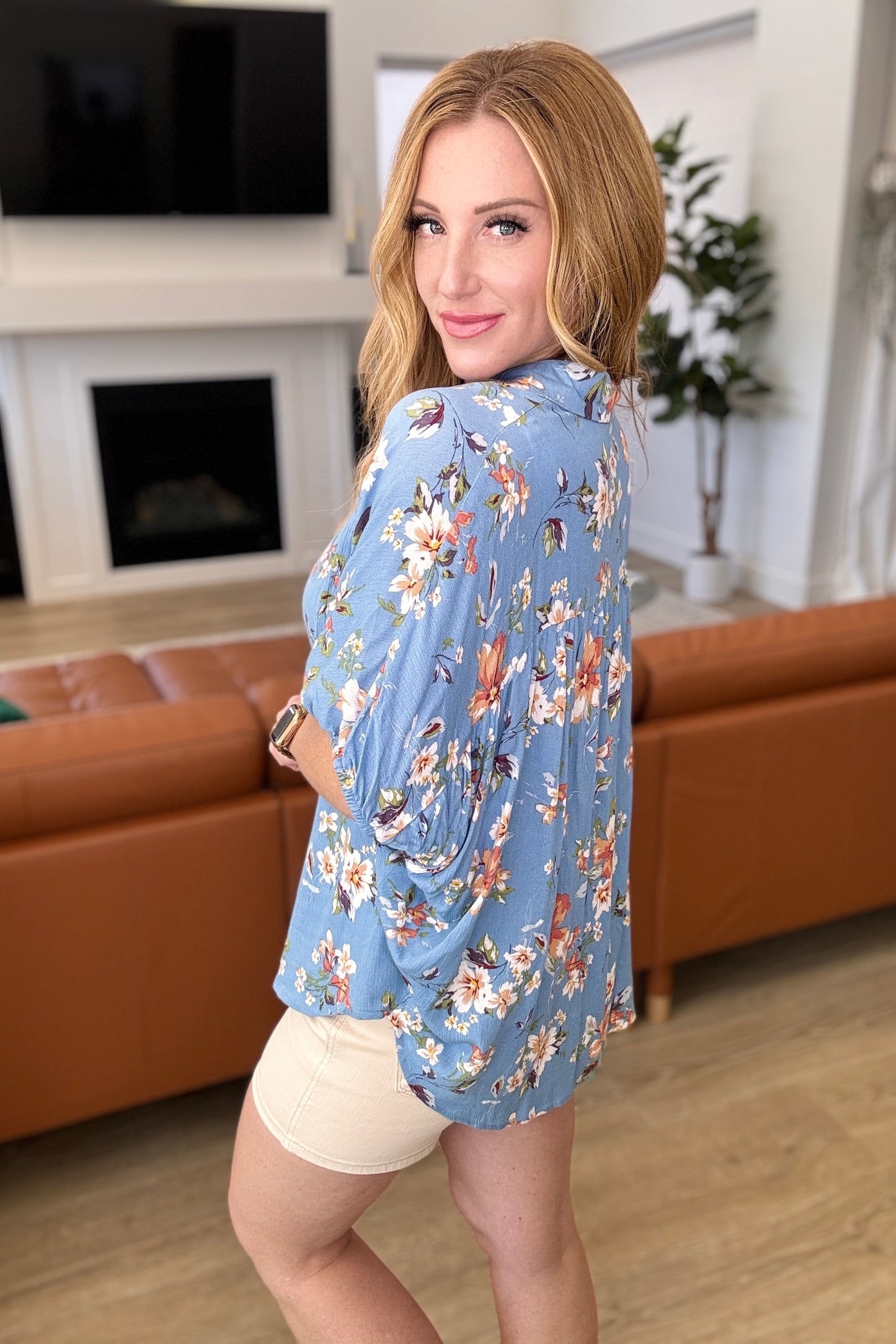 Lanikai Floral Button Down