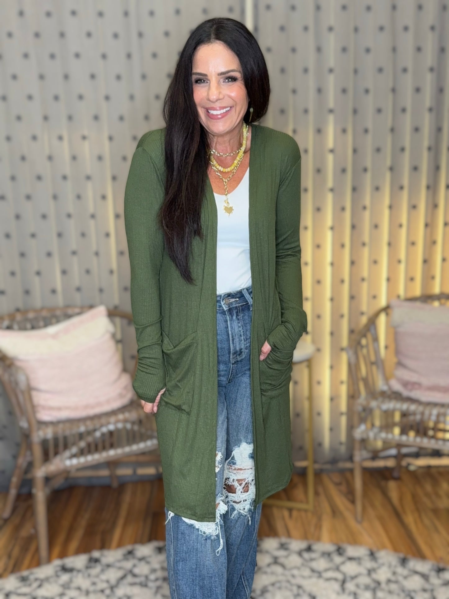 Sierra Ribbed Cardigan - 5 colors