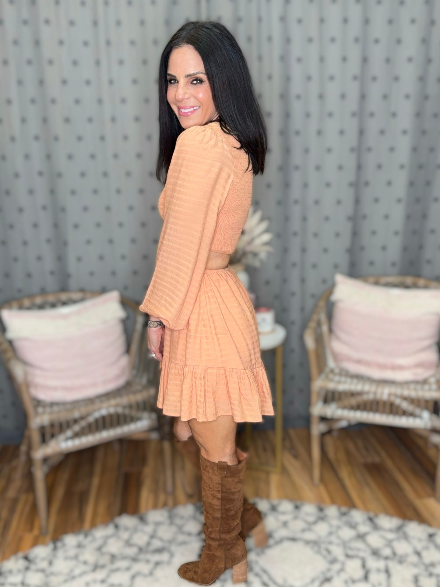 Georgia Peach Dress