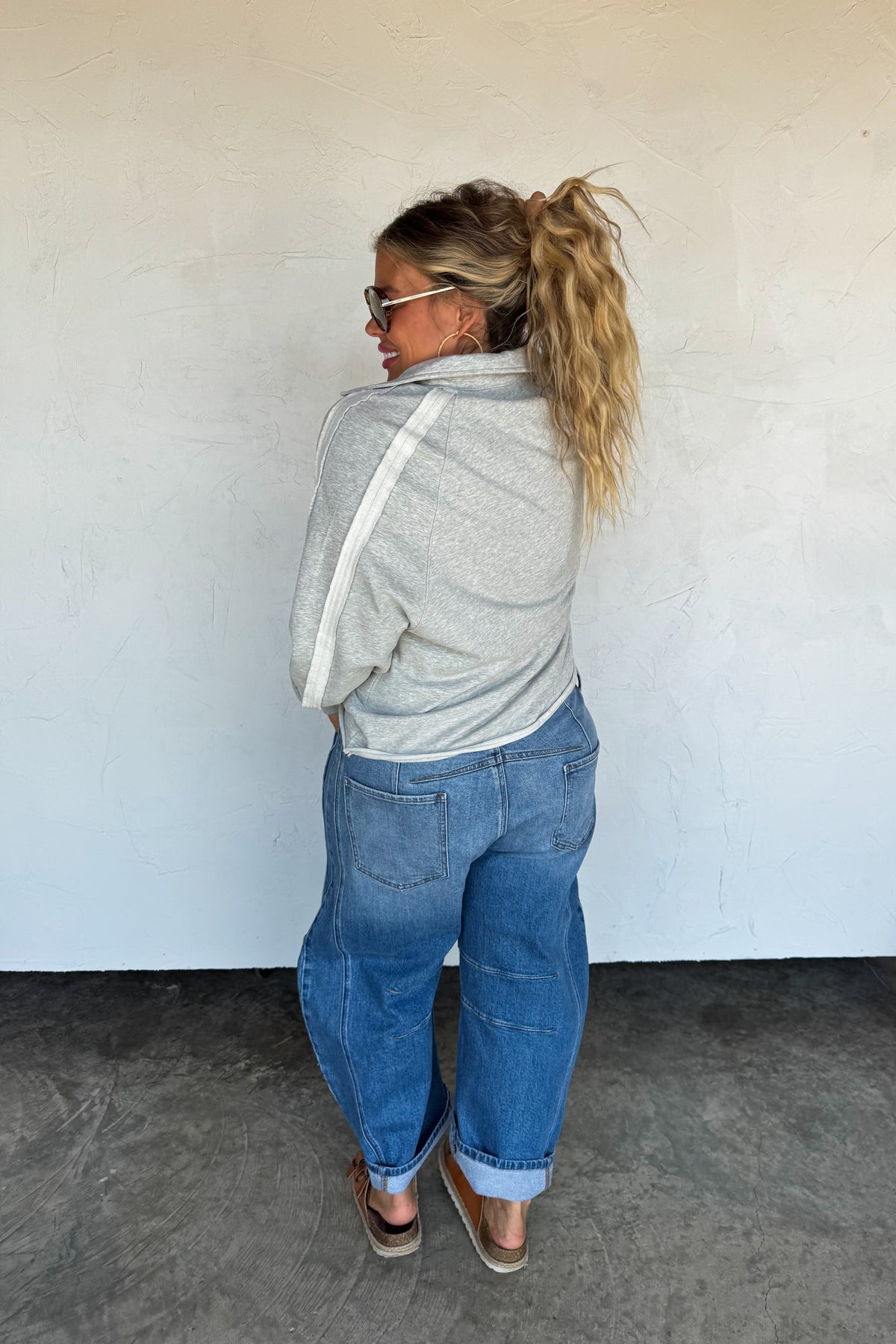 PREORDER - Longer Length Marley Sweatshirt - 4 colors