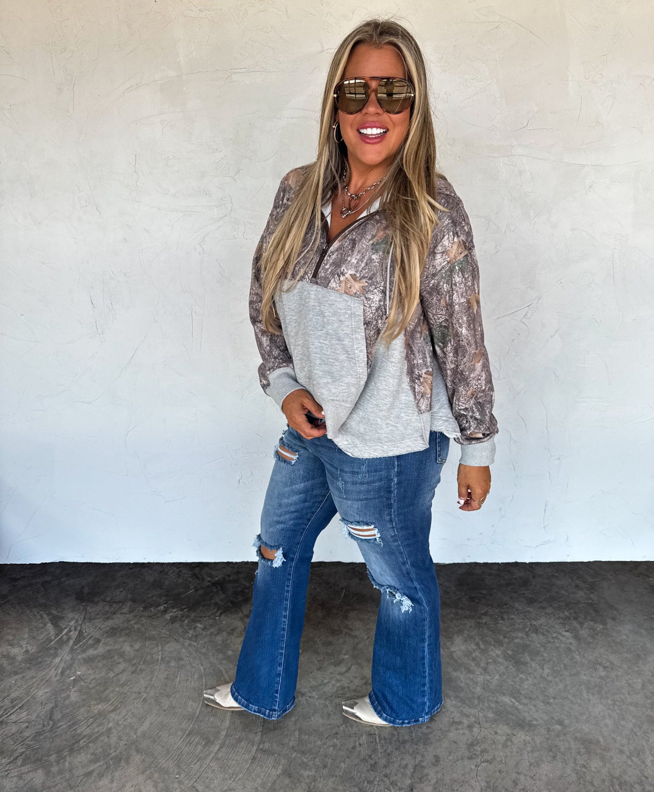 PREORDER - Hunter Half Zip Hoodie Pullover - 3 patterns