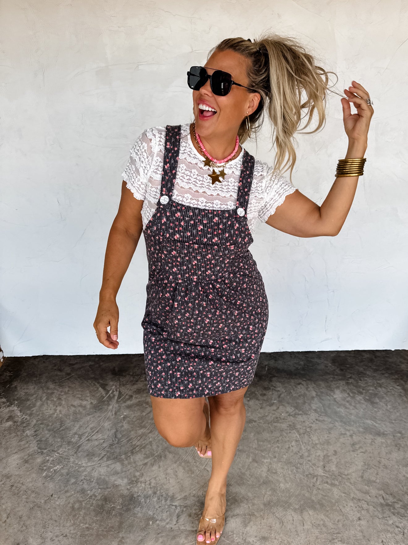 PREORDER - Lilly Floral Skirt Overalls - 3 patterns
